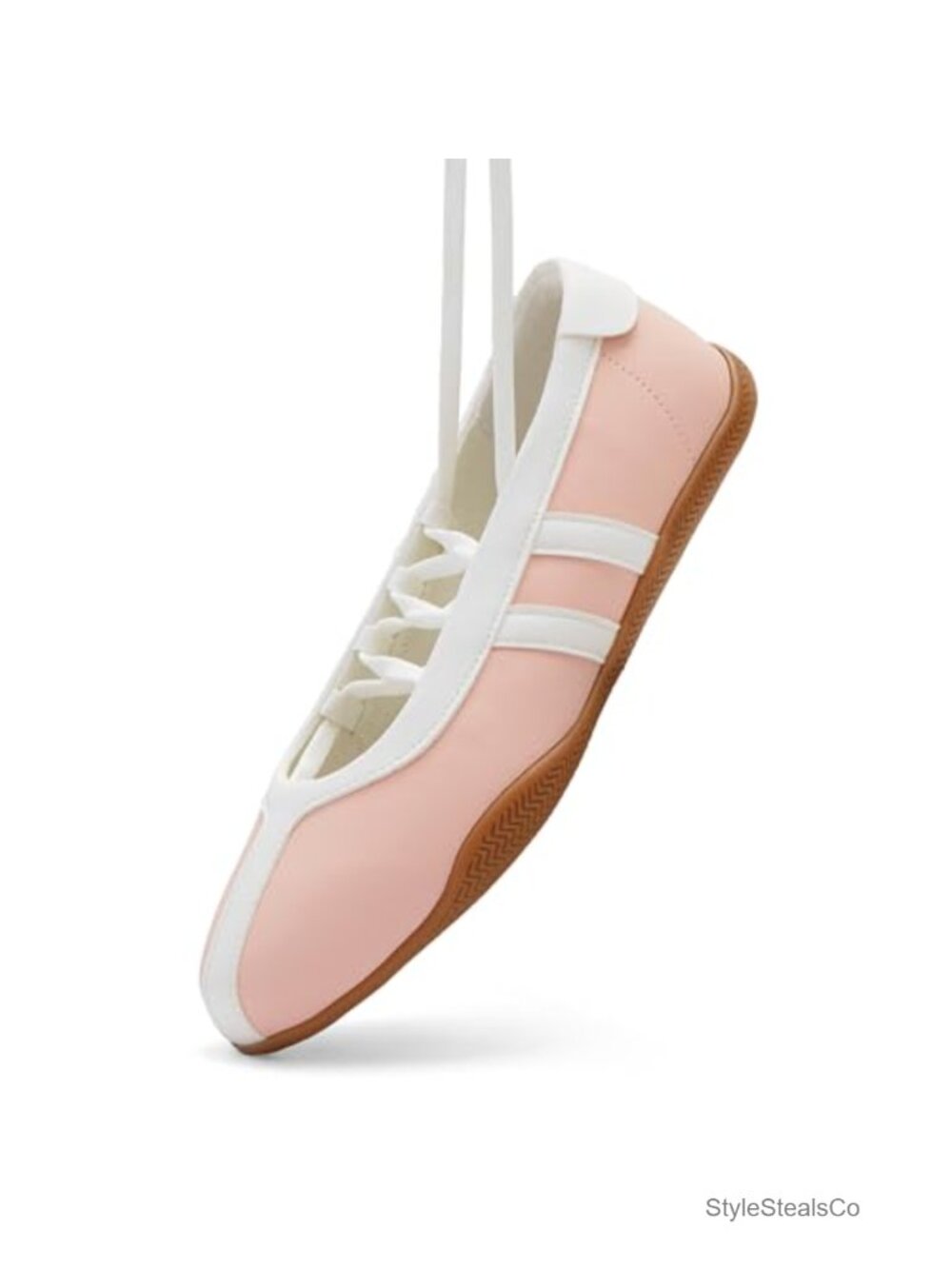 Women's Mary Jane Fashion Sneakers Faux Leather Lightweight Lace Up Flats